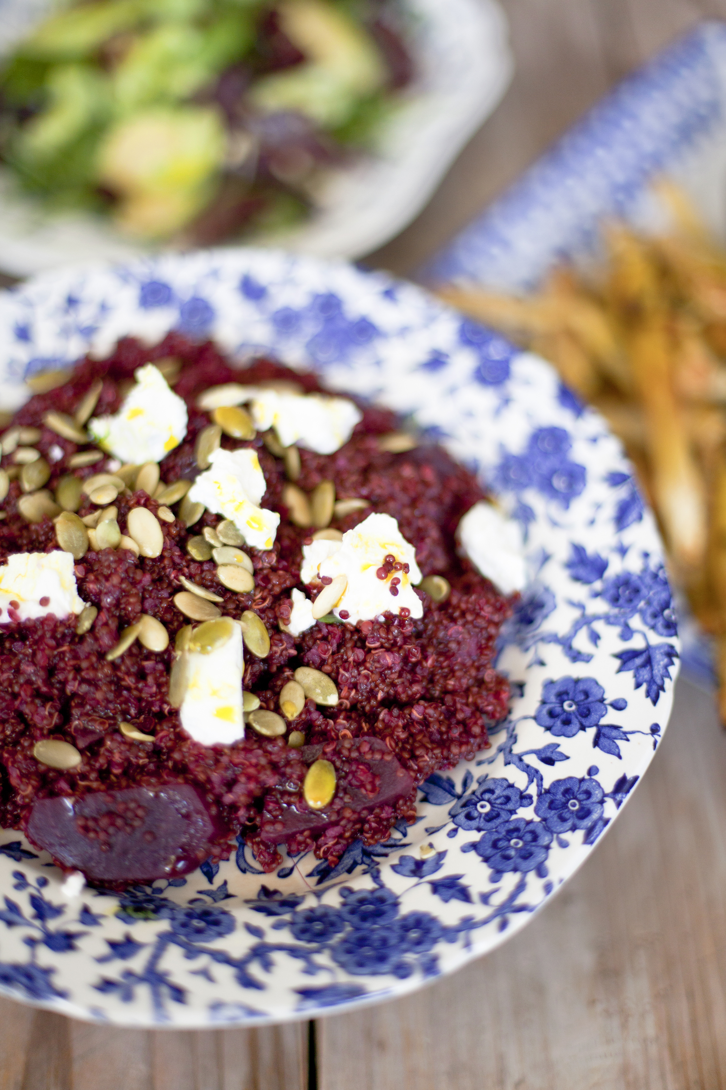 Martha Rod Quinoa Med Rodbeta Getostkram Rostade Pumpafron
