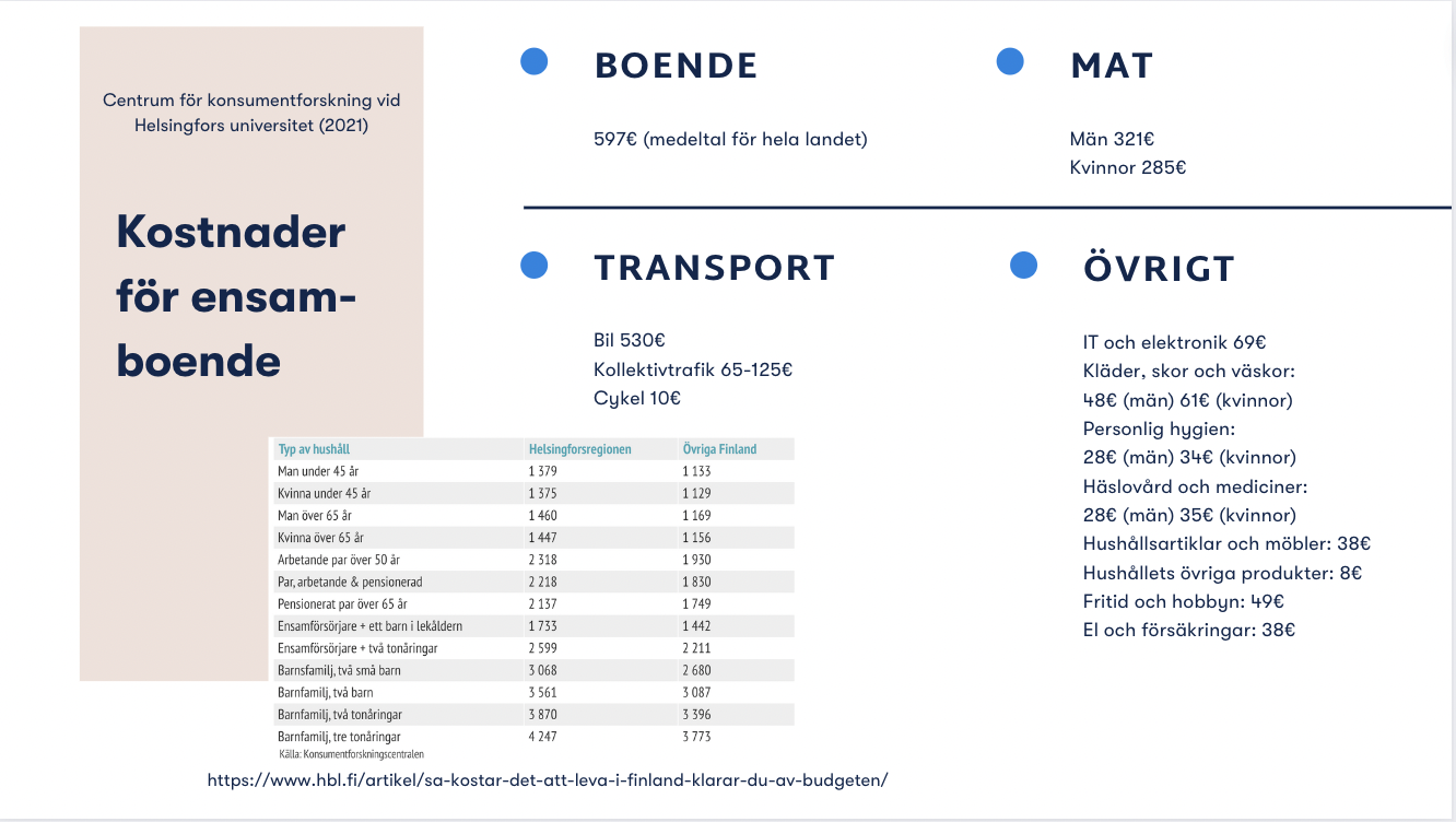 Kostnader i vardagen