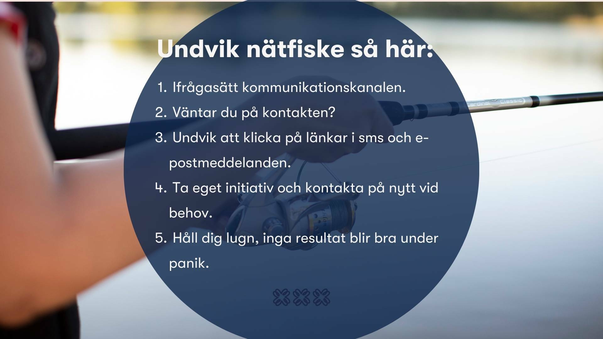 Undvik nätfiske såhär