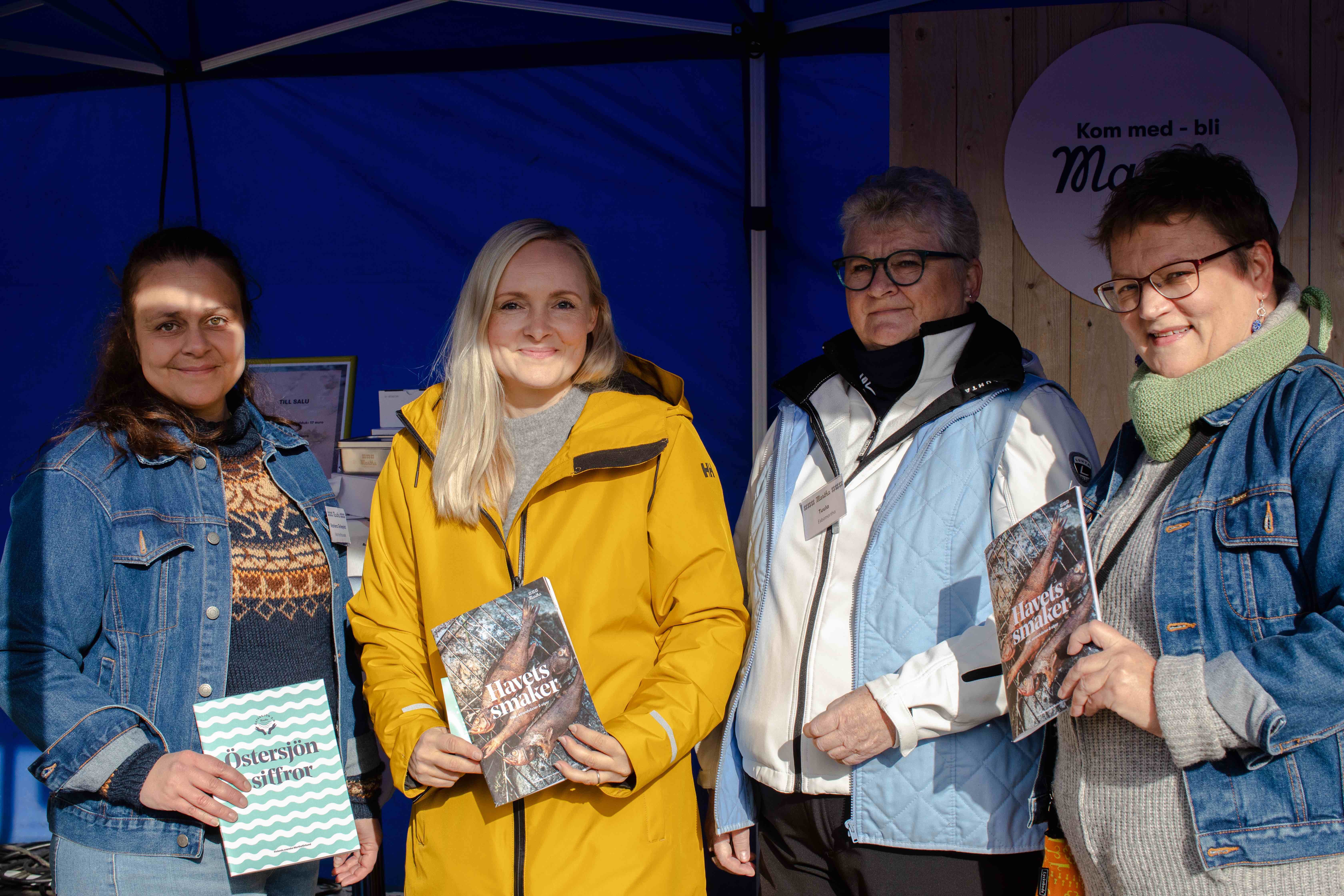 Marlena grönqvist, Maria Ohisalo, Tuula och Camilla Komonen